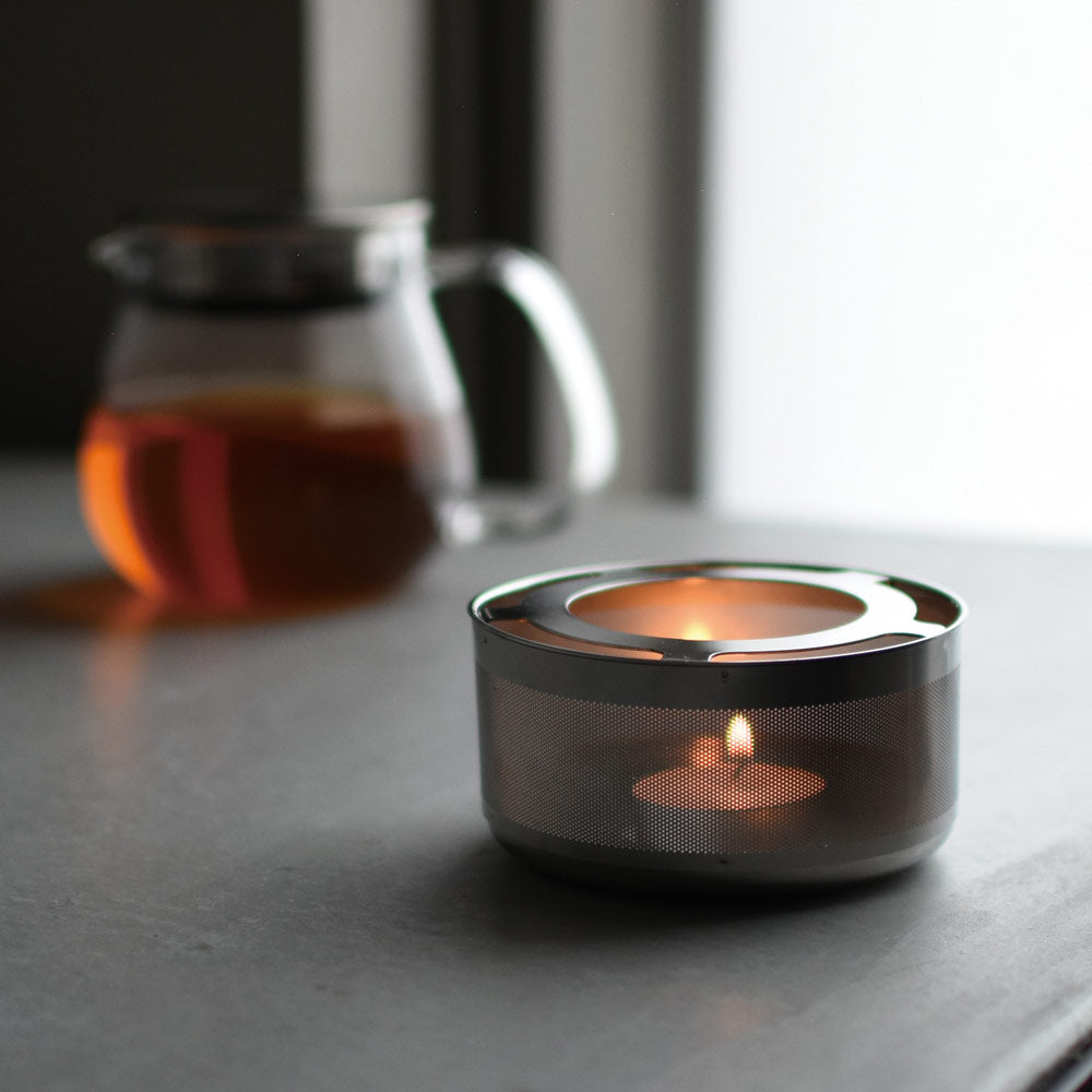 Stainless Steel Teapot Warmer Tea Light Candle
